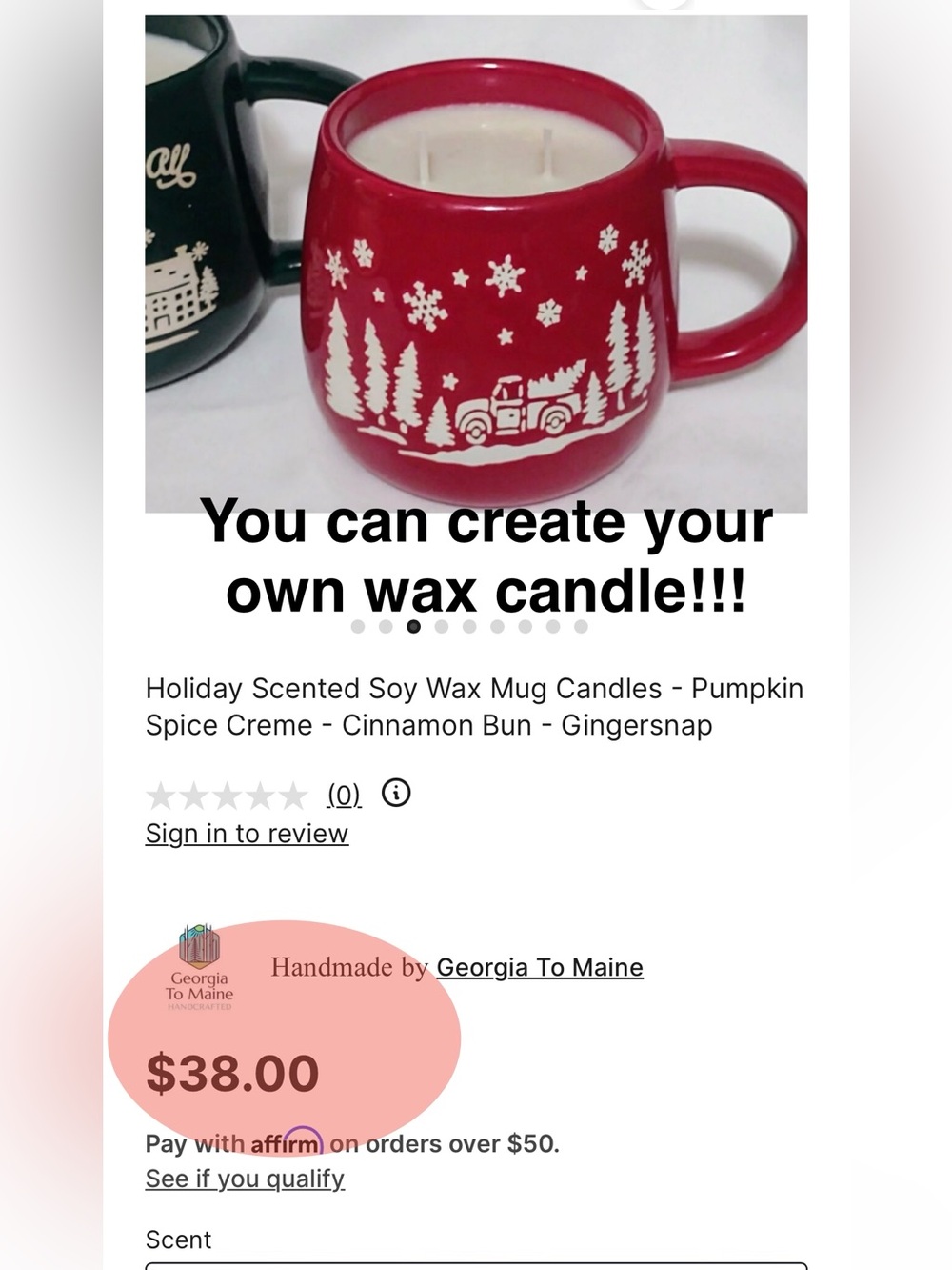 Red Holiday Truck Ceramic Mug - Festive Winter Coffee Cup